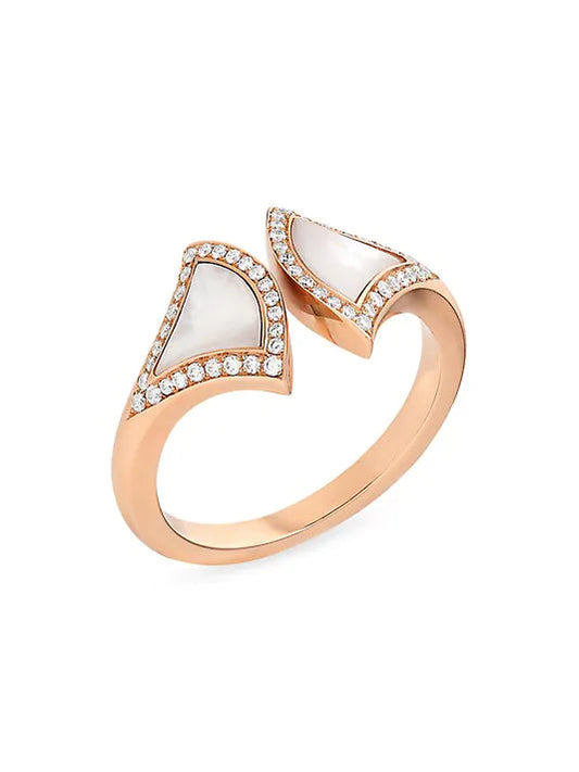 [Shinejoy]DREAM MOP DIAMOND OPEN RING