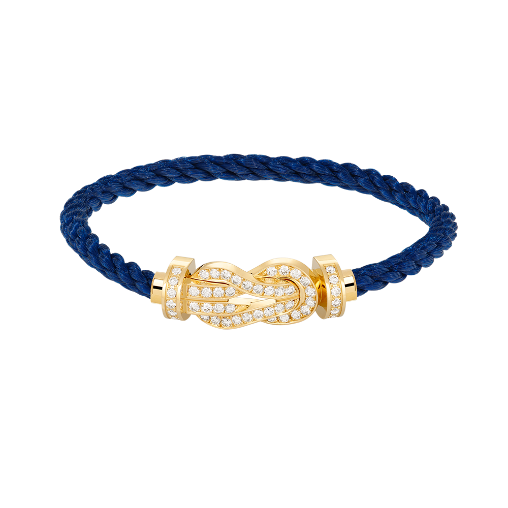 [Shinejoy]CHANCE LARGE 8 FIGURE BUCKLE FULLDIAMOND BRACELET GOLD