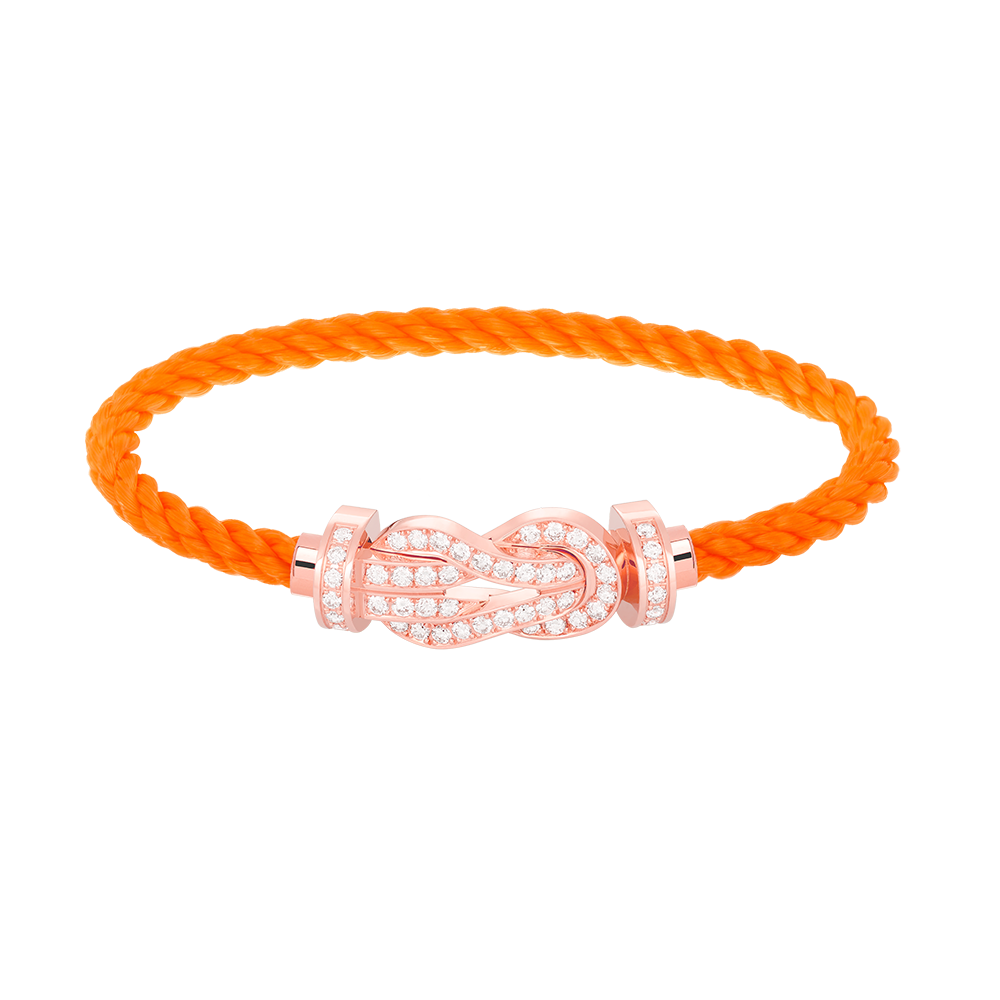 [Shinejoy]CHANCE LARGE 8 FIGURE BUCKLE FULL DIAMOND BRACELET ROSE GOLD