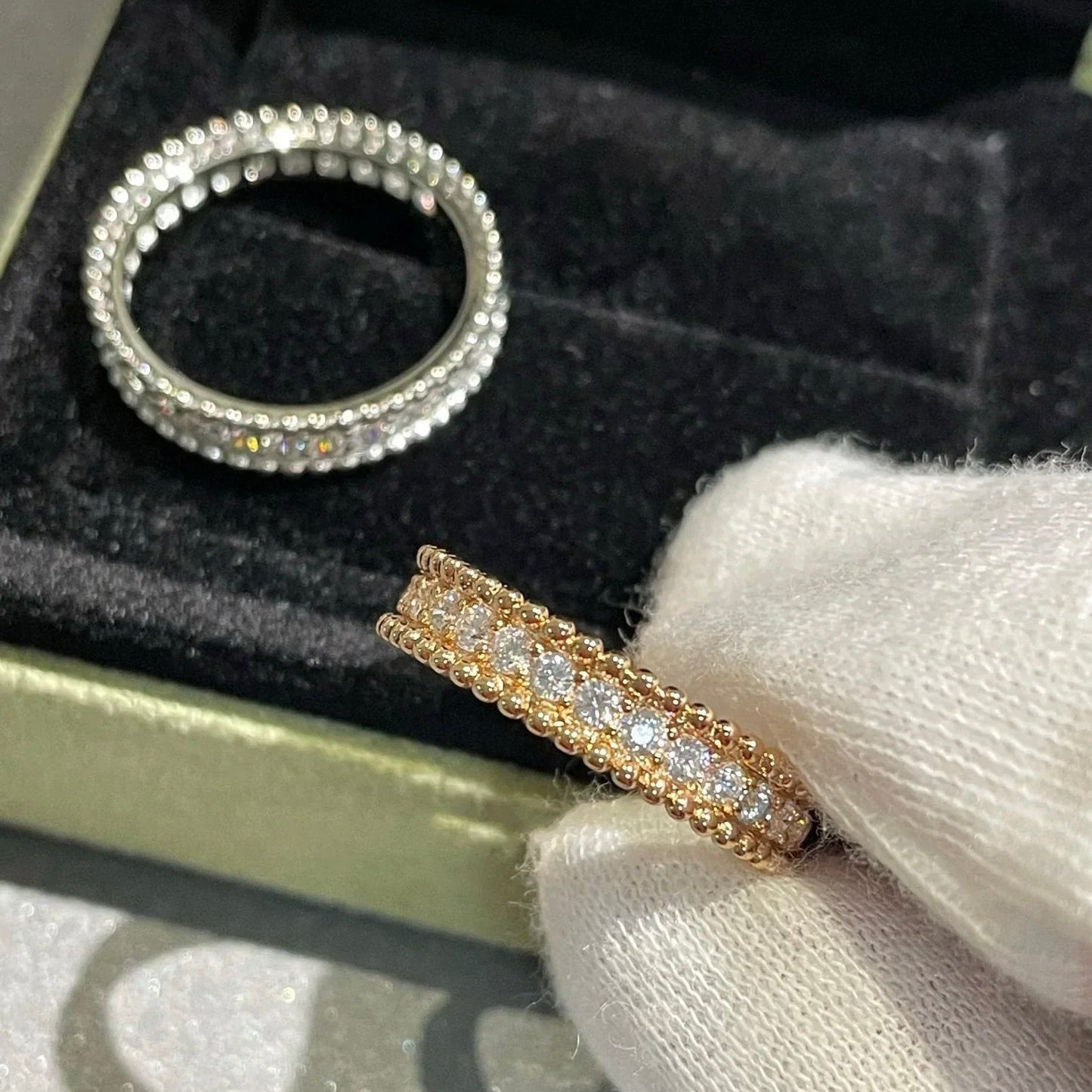 [Shinejoy]PERLEE DIAMOND ROSE GOLD RING
