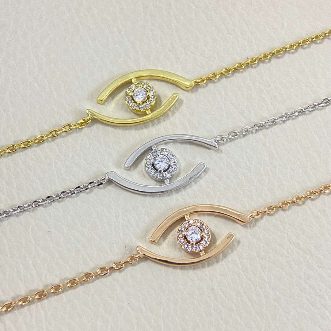 [Shinejoy]Demo Eye Pave-Set Diamond Bracelet