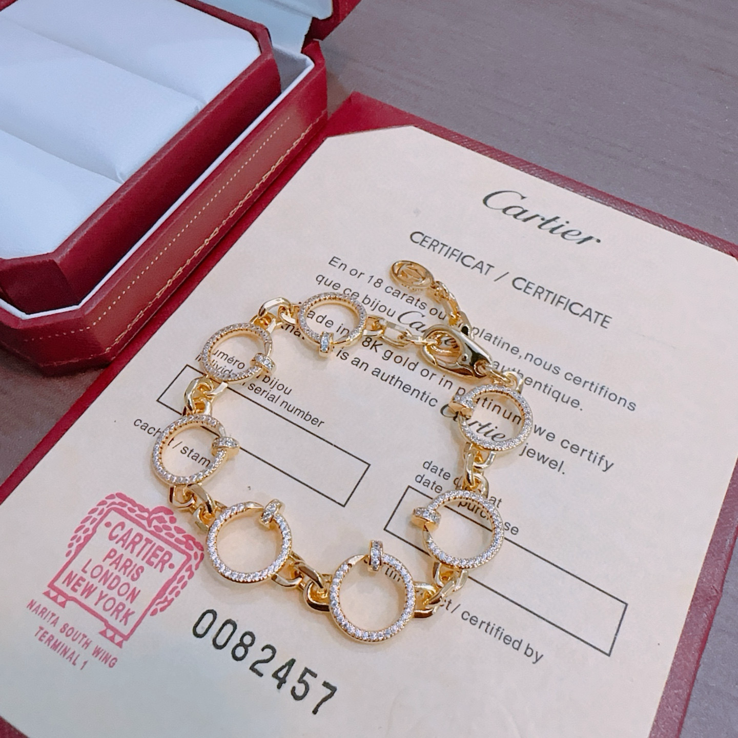 [shinejoy Jewelry] LOVE&JUSTE BRACELET DIAMONDS