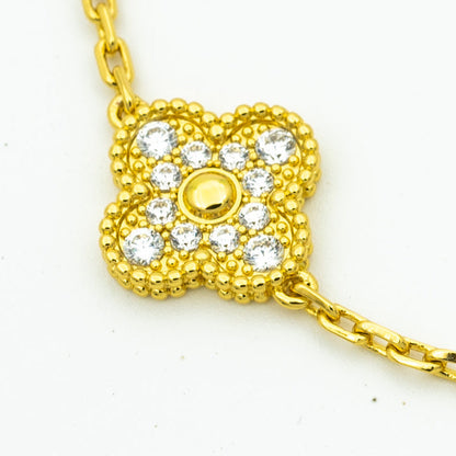 [⭐Shinejoy] COLLECTION BRACELET LASER 5 MOTIFS CLOVER
