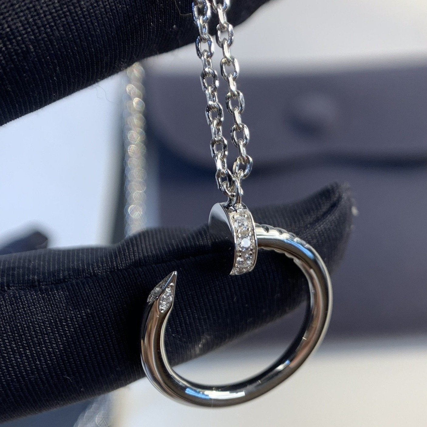 [Shinejoy]JUSTE NECKLACE SILVER