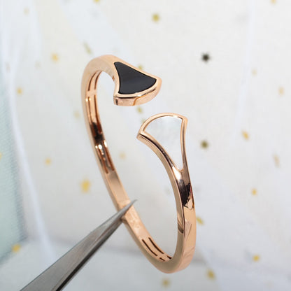 [Shinejoy]DREAM BRACELET OPEN PINK GOLD MOP