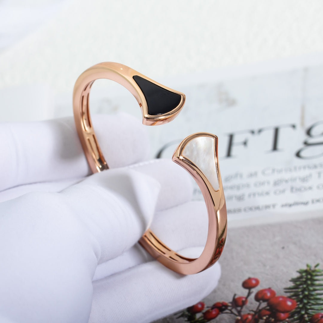 [Shinejoy]DREAM BRACELET OPEN PINK GOLD MOP