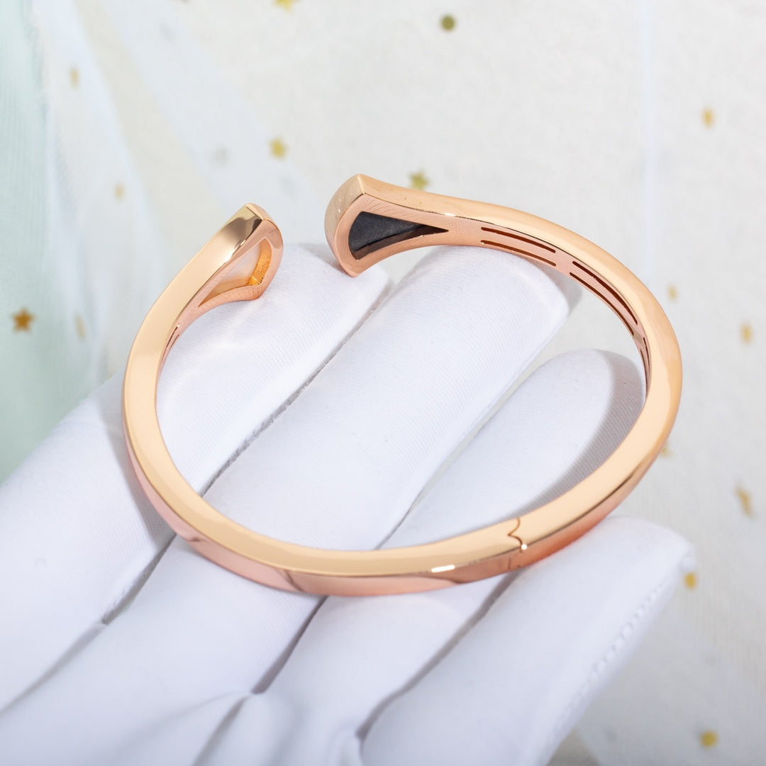 [Shinejoy]DREAM BRACELET OPEN PINK GOLD MOP