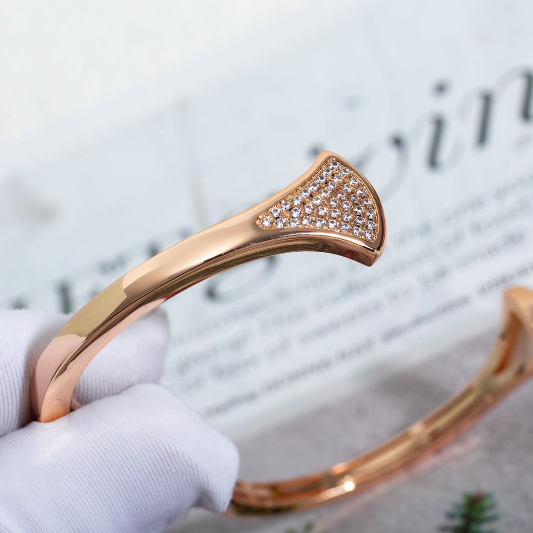 [Shinejoy]DREAM BRACELET OPEN PINK GOLD MOP DIAMOND