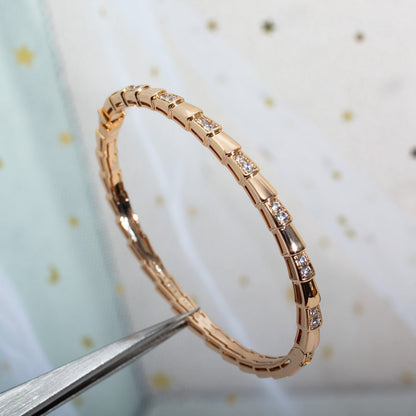 [Shinejoy]SERPENTI SMALL BRACELET PINK GOLD DIAMOND