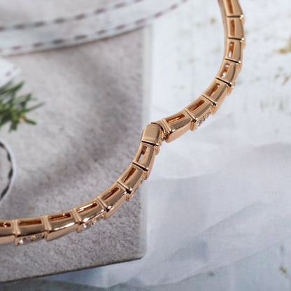 [Shinejoy]SERPENTI BRACELET PINK GOLD DIAMOND