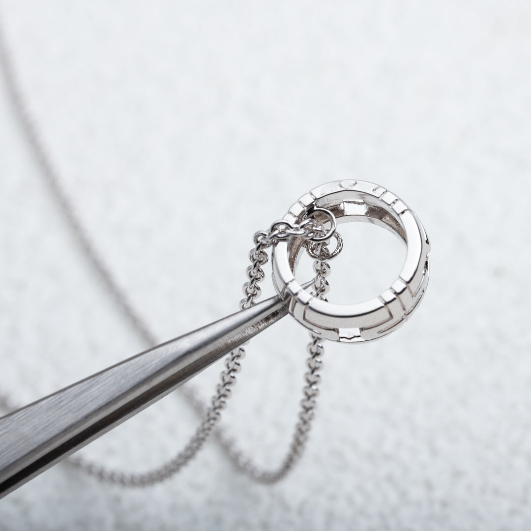 [Shinejoy]PARENTESI NECKLACE SILVER