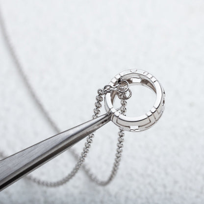 [Shinejoy]PARENTESI NECKLACE SILVER