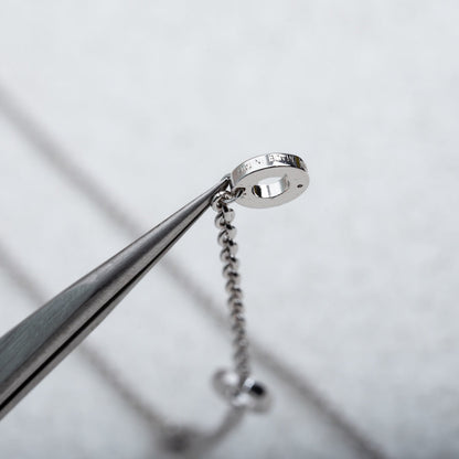 [Shinejoy]PARENTESI NECKLACE SILVER