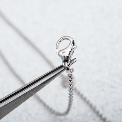 [Shinejoy]PARENTESI NECKLACE SILVER