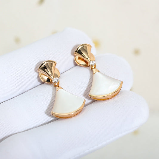 [Shinejoy]DREAM MOP PINK GOLD EARRINGS