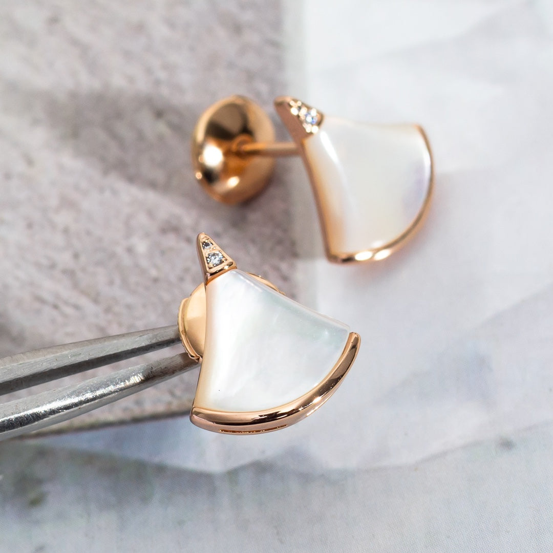 [Shinejoy]DIVAS DREAM EARRINGS PINK GOLD