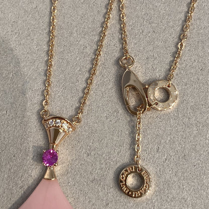 [Shinejoy]DREAM NECKLACE PINK OPAL