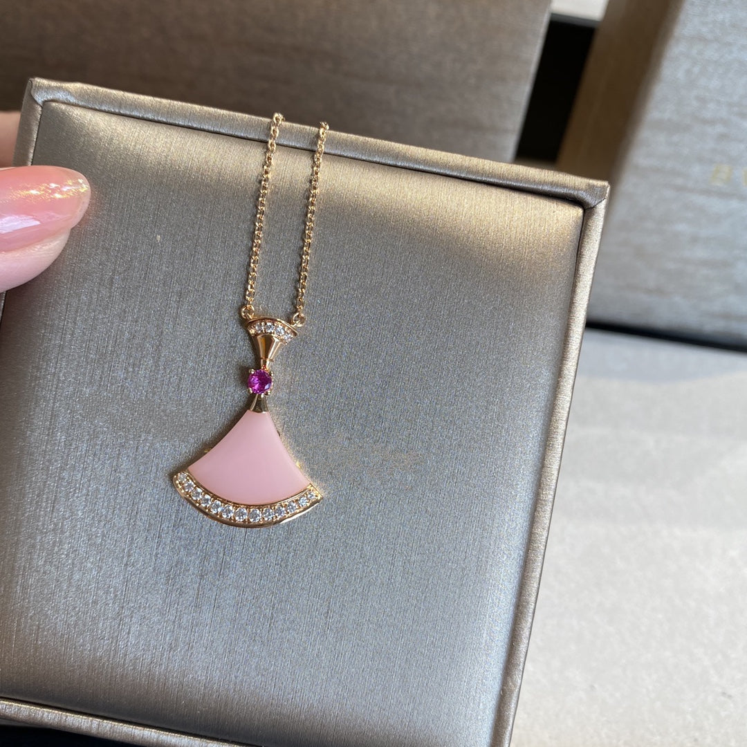 [Shinejoy]DREAM NECKLACE PINK OPAL