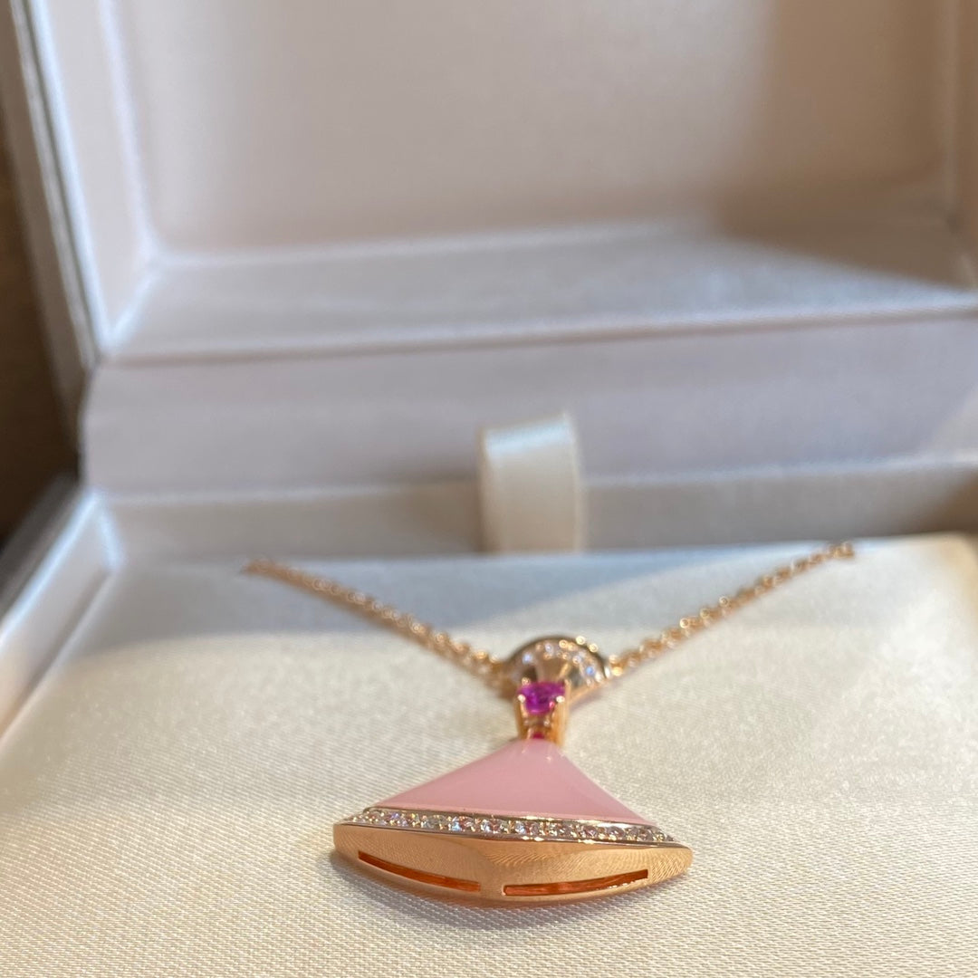 [Shinejoy]DREAM NECKLACE PINK OPAL