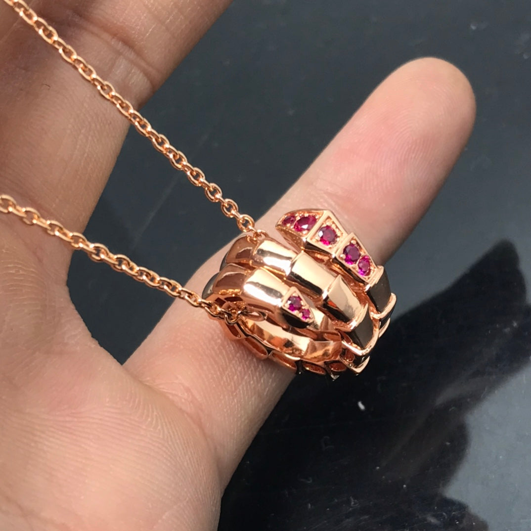 [Shinejoy]SERPENTI PEDANT NECKLACE
