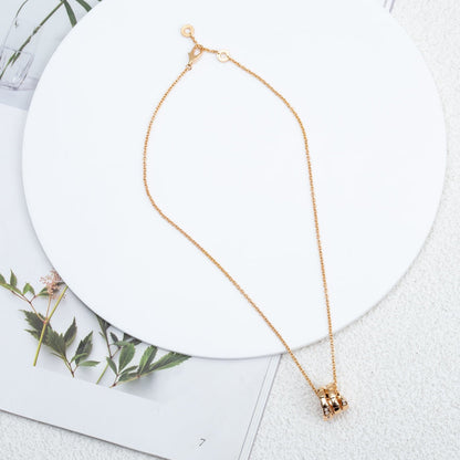 [Shinejoy]SERPENTI PINK GOLD NECKLACE DIAMOND