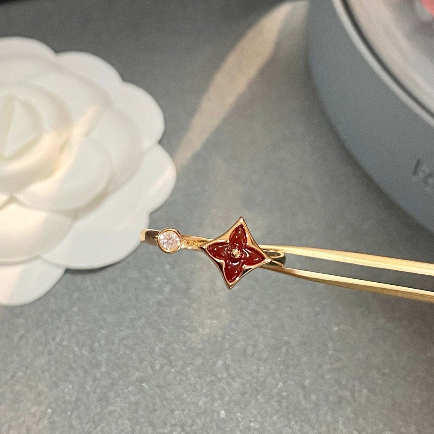 [Shinejoy]STAR 1 DIAMOND OPEN RING