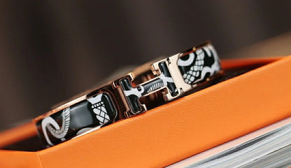 [Shinejoy]H TARTAN BRACELET 12MM