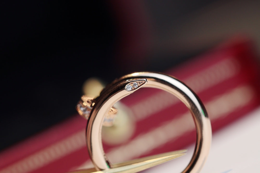 [Shinejoy]JUSTE RING 2.65MM PINK GOLD DIAMOND