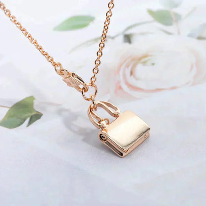 [Shinejoy]AMULETTE PEDANT ROSE GOLD NECKLACE