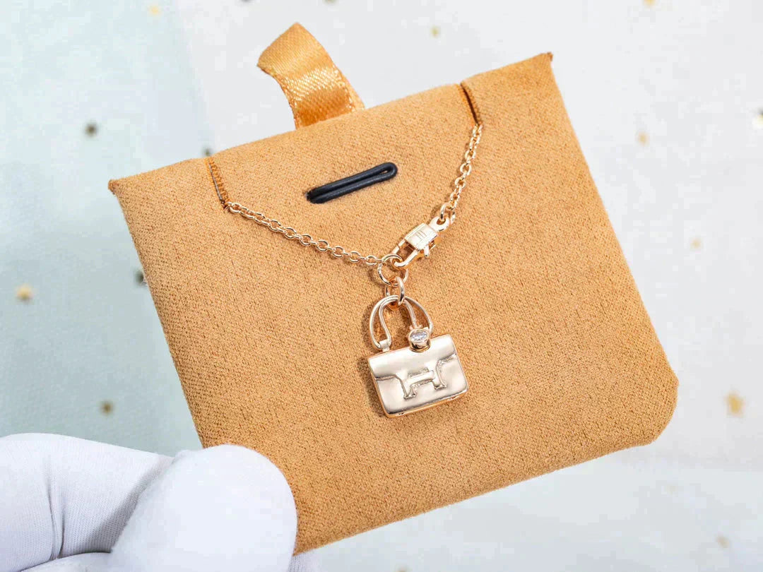 [Shinejoy]AMULETTE PEDANT ROSE GOLD NECKLACE