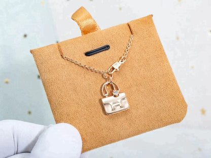 [Shinejoy]AMULETTE PEDANT ROSE GOLD NECKLACE