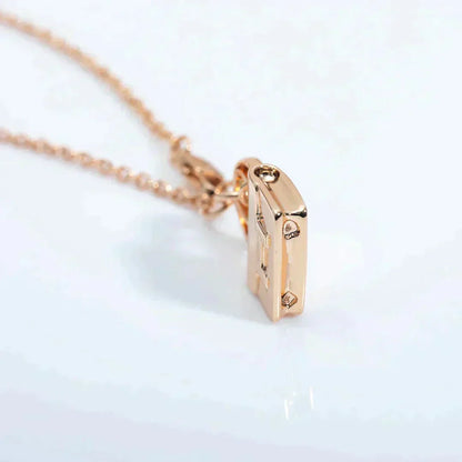 [Shinejoy]AMULETTE PEDANT ROSE GOLD NECKLACE