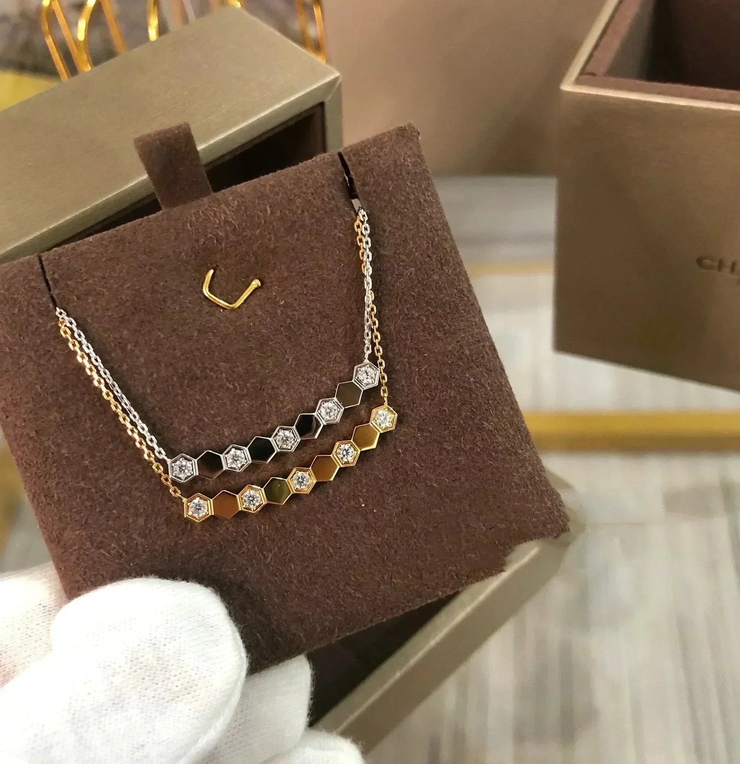 [Shinejoy]BEE LOVE NECKLACE DIAMOND