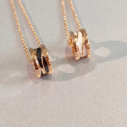 [Shinejoy]ZERO 1 NECKLACE PINK GOLD
