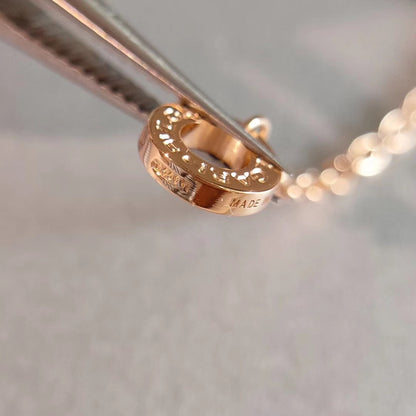 [Shinejoy]ZERO 1 NECKLACE PINK GOLD