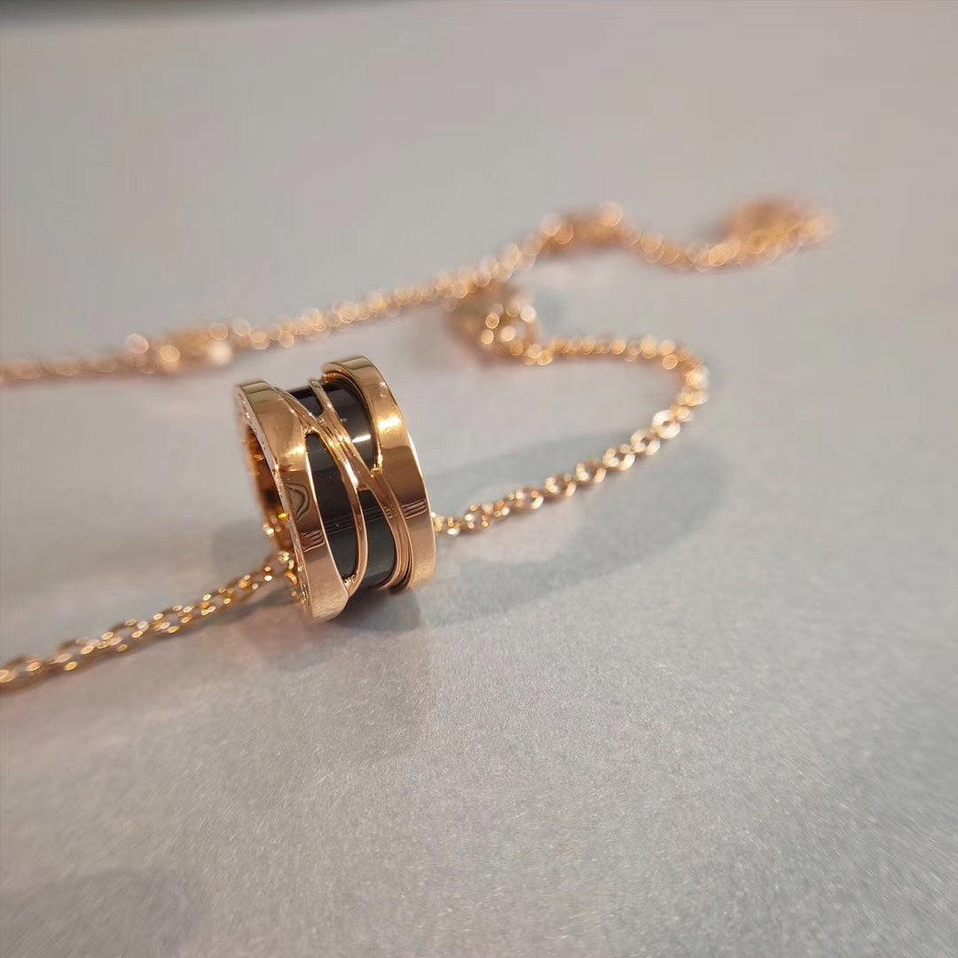 [Shinejoy]ZERO 1 NECKLACE PINK GOLD
