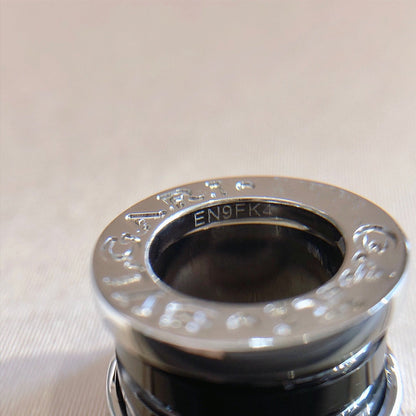 [Shinejoy]ZERO 1 BLACK CERAMIC SILVER NECKLACE