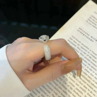 [Shinejoy]PANTHERE 5.5MM ALL DIAMOND RING