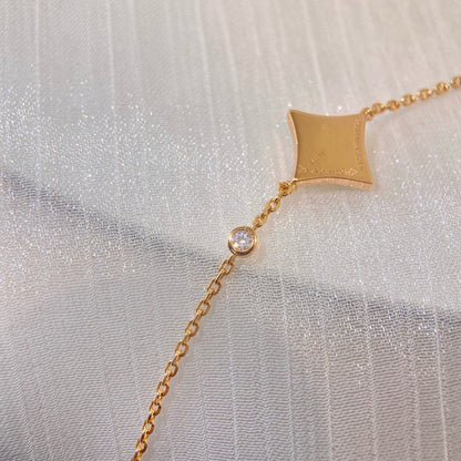 [Shinejoy]COLOR STAR PINK GOLD DIAMOND BRACELET