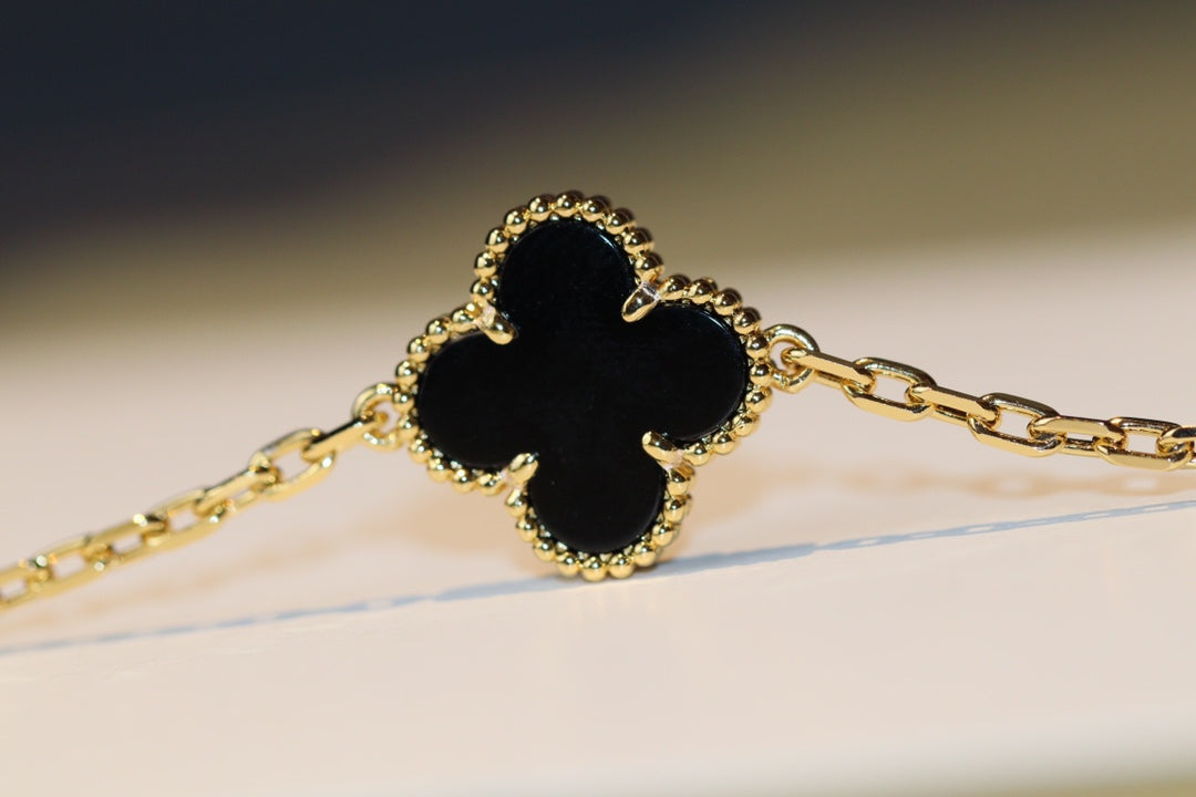 [Shinejoy]CLOVER 20 MOTIFS ONYX ROSE GOLD
