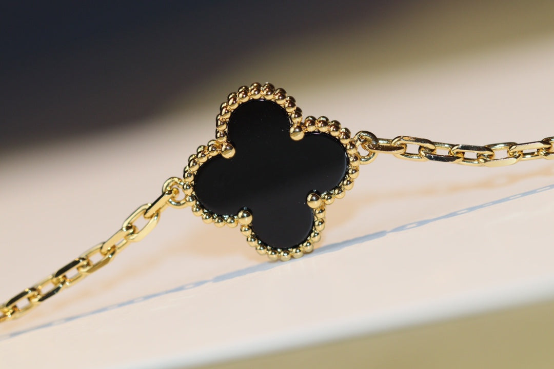 [Shinejoy]CLOVER 20 MOTIFS ONYX ROSE GOLD