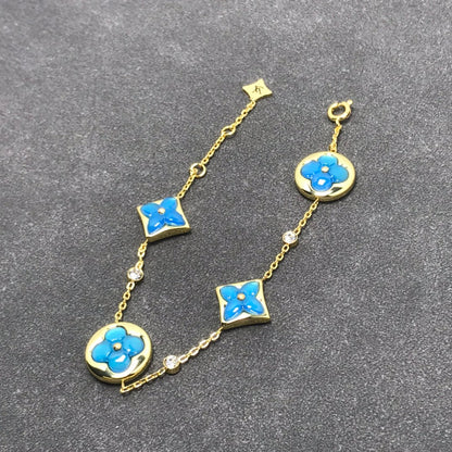 [Shinejoy]STAR AND SUN TURQUOISE 4 MOTIFS 3 DIAMONDS