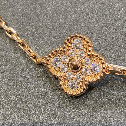 [⭐Shinejoy] CLOVER 5 MOTIFS FULL DIAMOND BRACELET COLLECTION