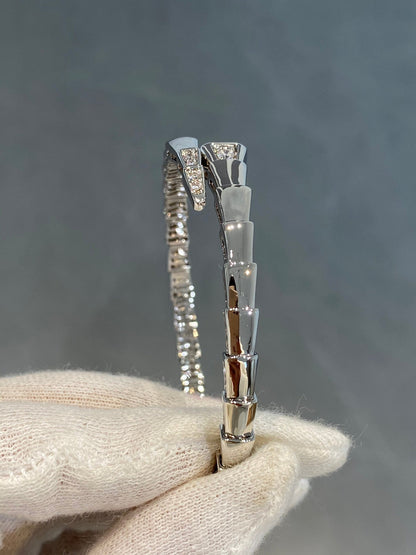[Shinejoy]SERPENTI BRACELET DIAMONDS SILVER