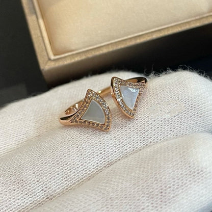 [Shinejoy]DREAM MOP DIAMOND OPEN RING