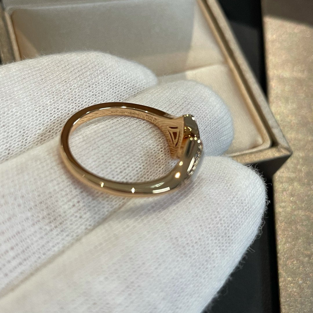 [Shinejoy]DREAM MOP DIAMOND OPEN RING