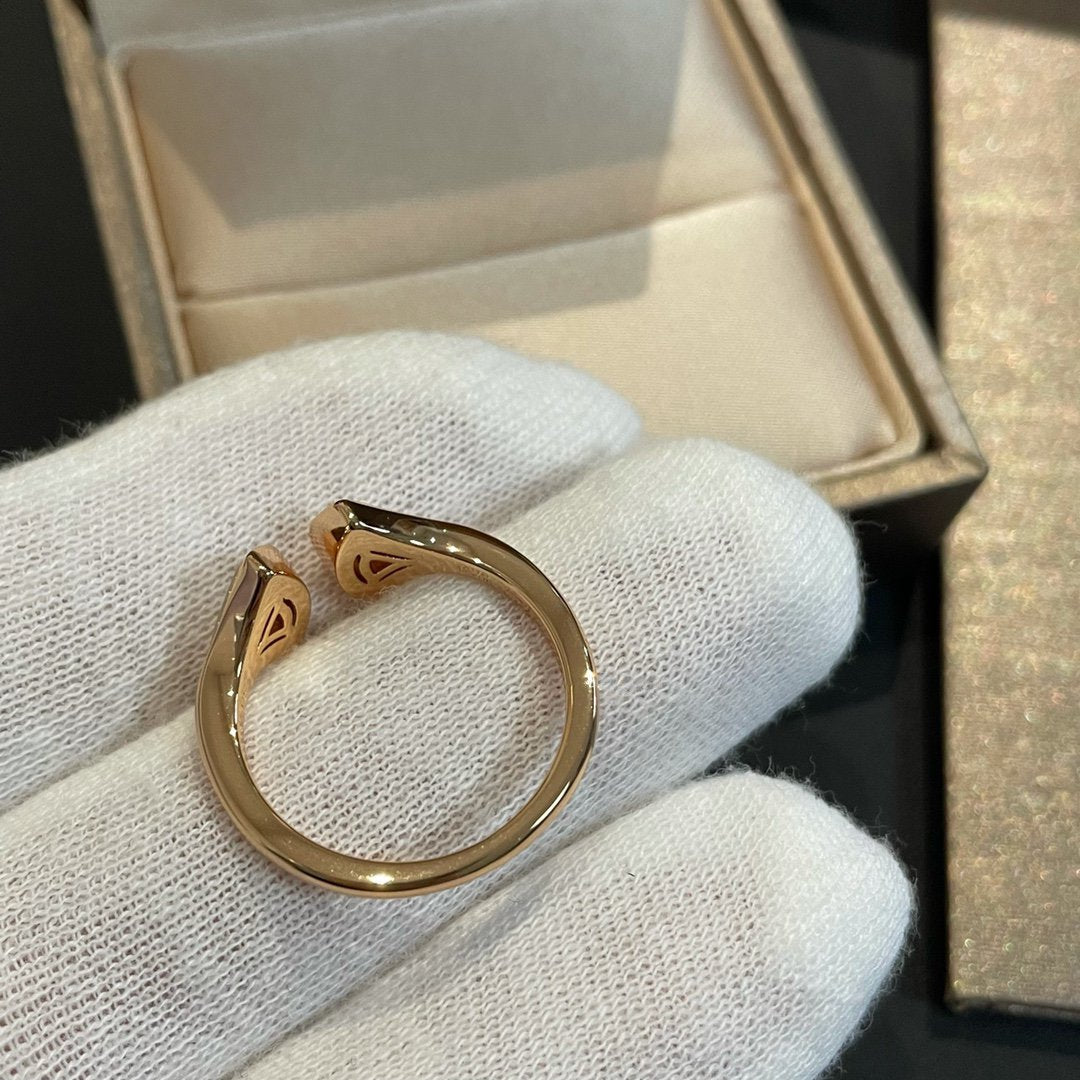 [Shinejoy]DREAM MOP DIAMOND OPEN RING
