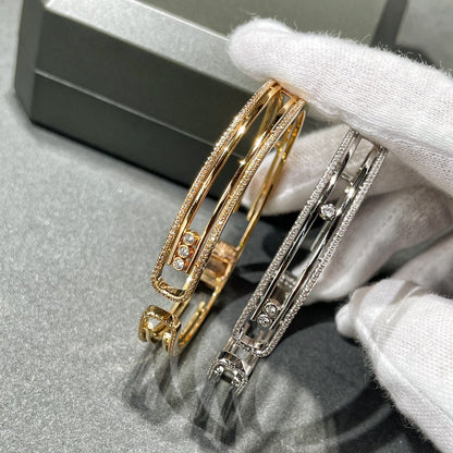 [Shinejoy]MOVE 10TH PAVED DIAMOND BRACELET