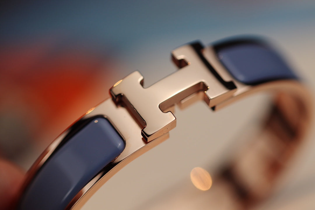 [Shinejoy]H BRACELET 12MM BLUE GRAY