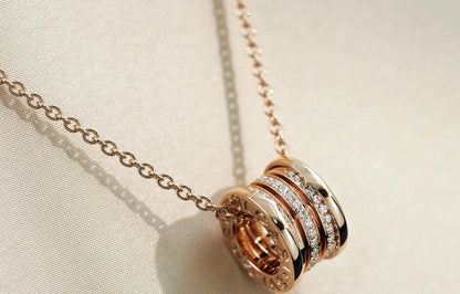 [Shinejoy]ZERO 1 PINK GOLD DIAMOND NECKLACE